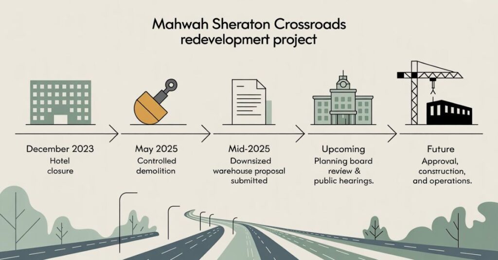 Mahwah Sheraton Crossroads Warehouse Proposal Downsizing!